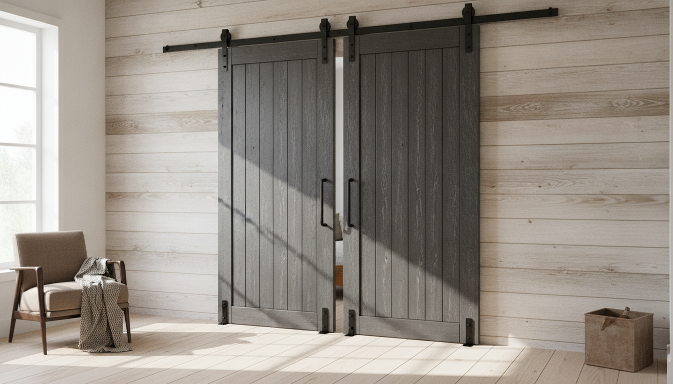 Double Barn Door Hardware Kits: Sizing & Install Tips