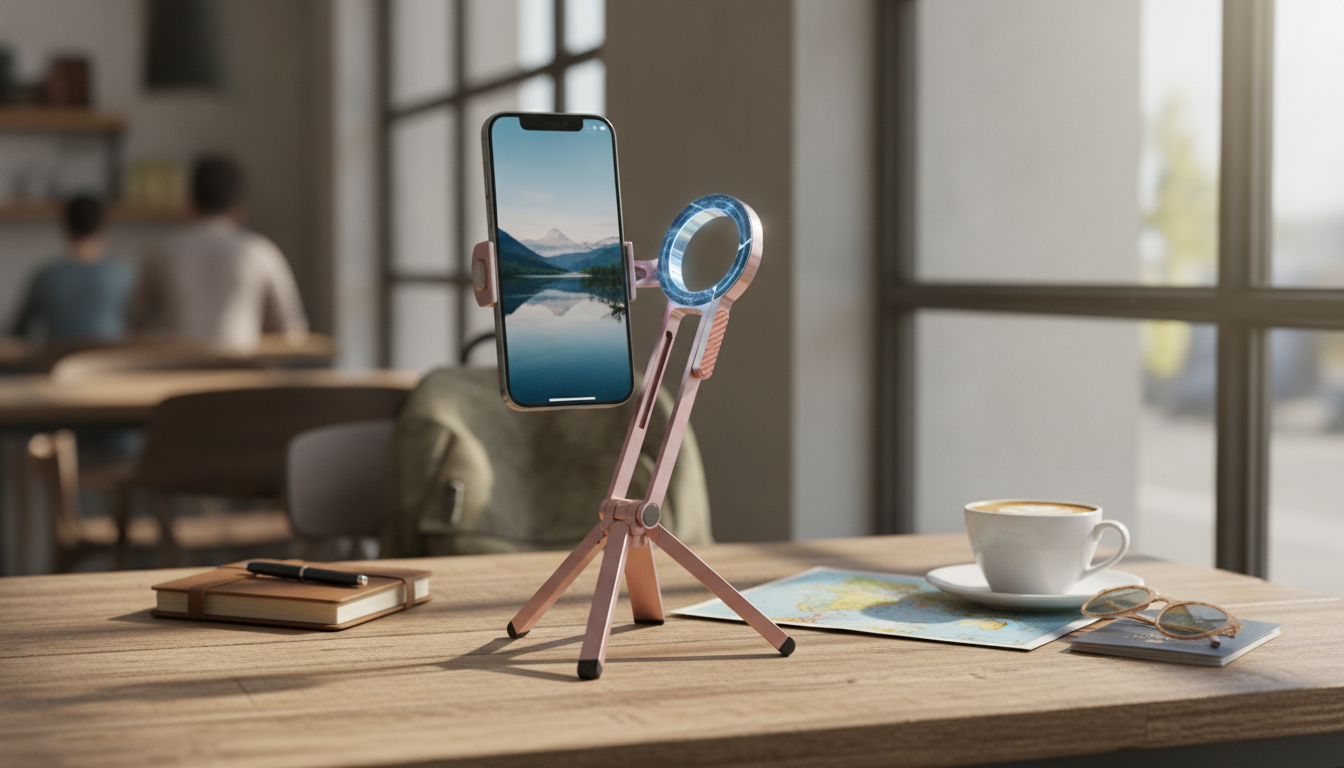 Magnetic Selfie Stick Tripod: Fast Travel Recording